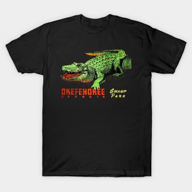 Okefenokee Georgia Vintage T-Shirt by Hilda74